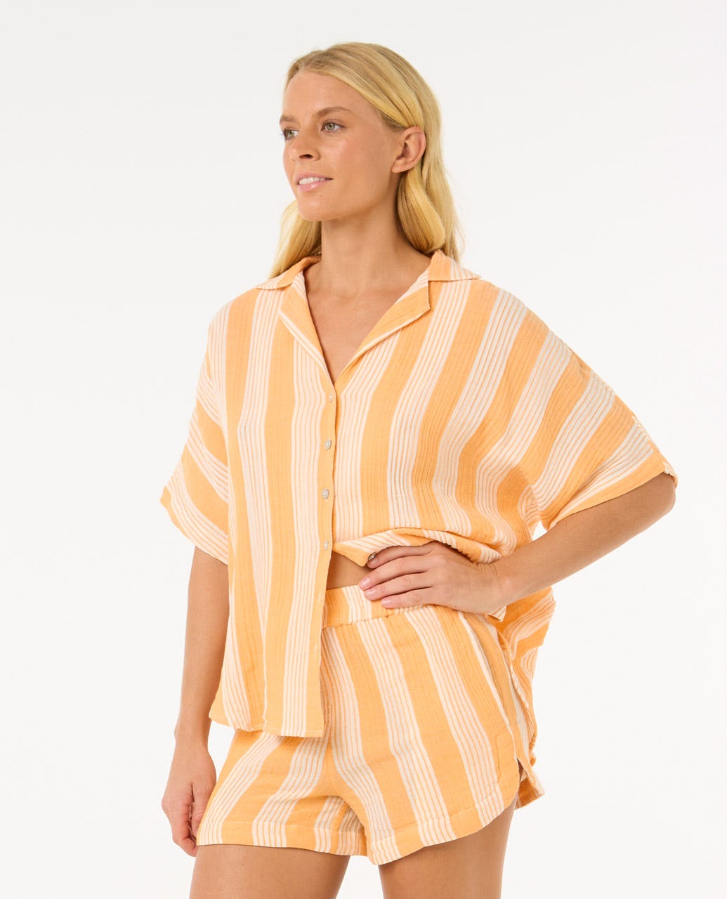 Premium Surf Stripe Short Sleeve Shirt