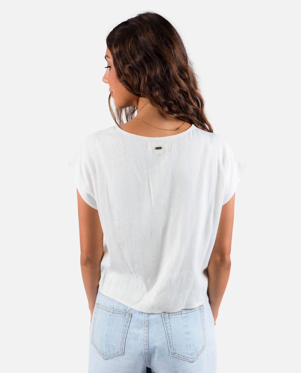 Tiki Embroidered Top