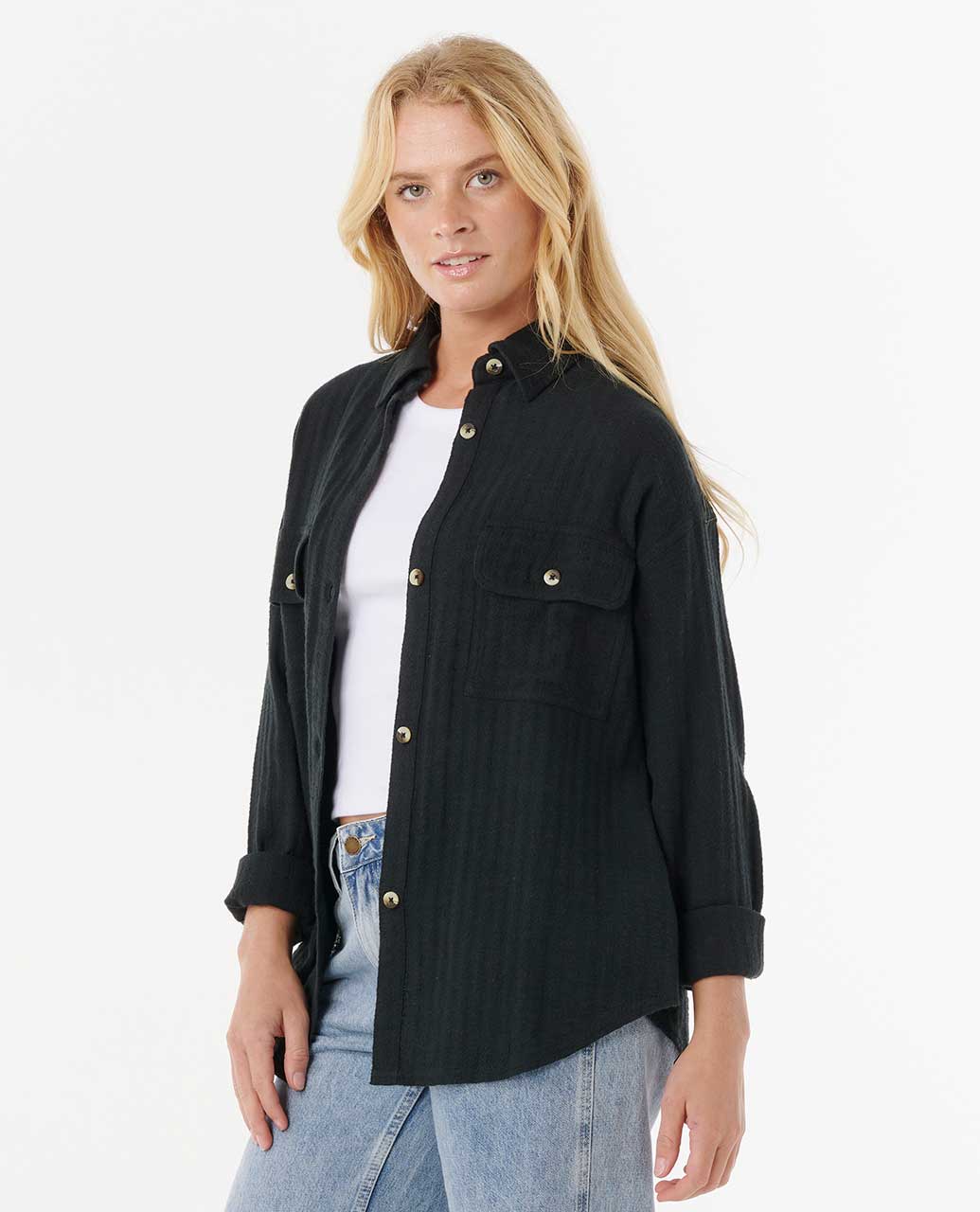 Oceanic Textured Shacket