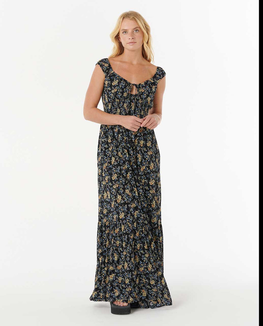 Pacific Rider Ditsy Maxi Dress