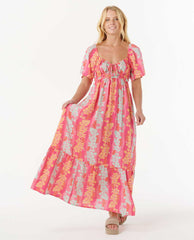Keepsakes Short Sleeve Maxi Dress