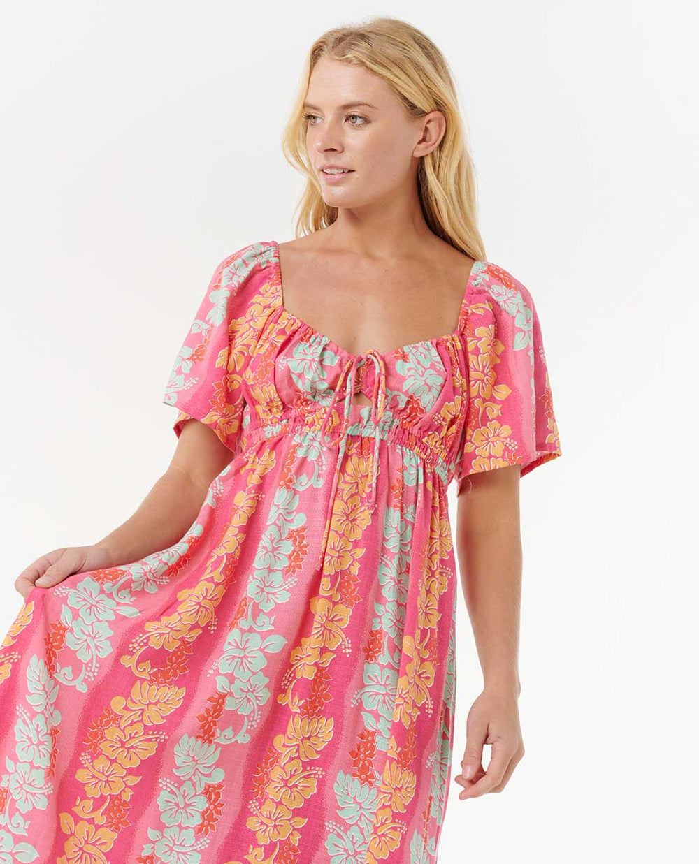 Keepsakes Short Sleeve Maxi Dress