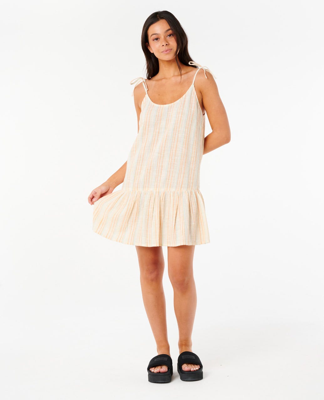 Classic Surf Stripe Cover Up