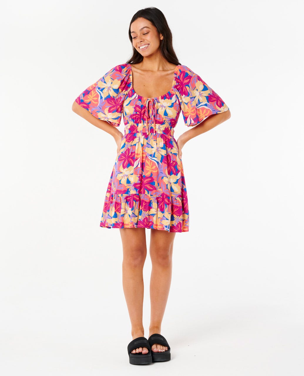 Es Vedra Mini Short Sleeve Dress