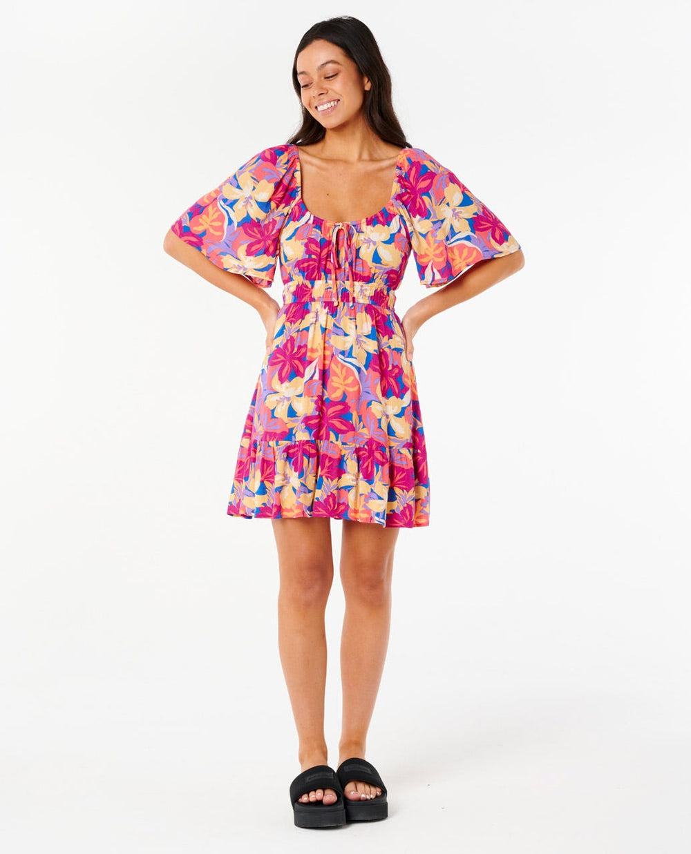 Es Vedra Mini Short Sleeve Dress