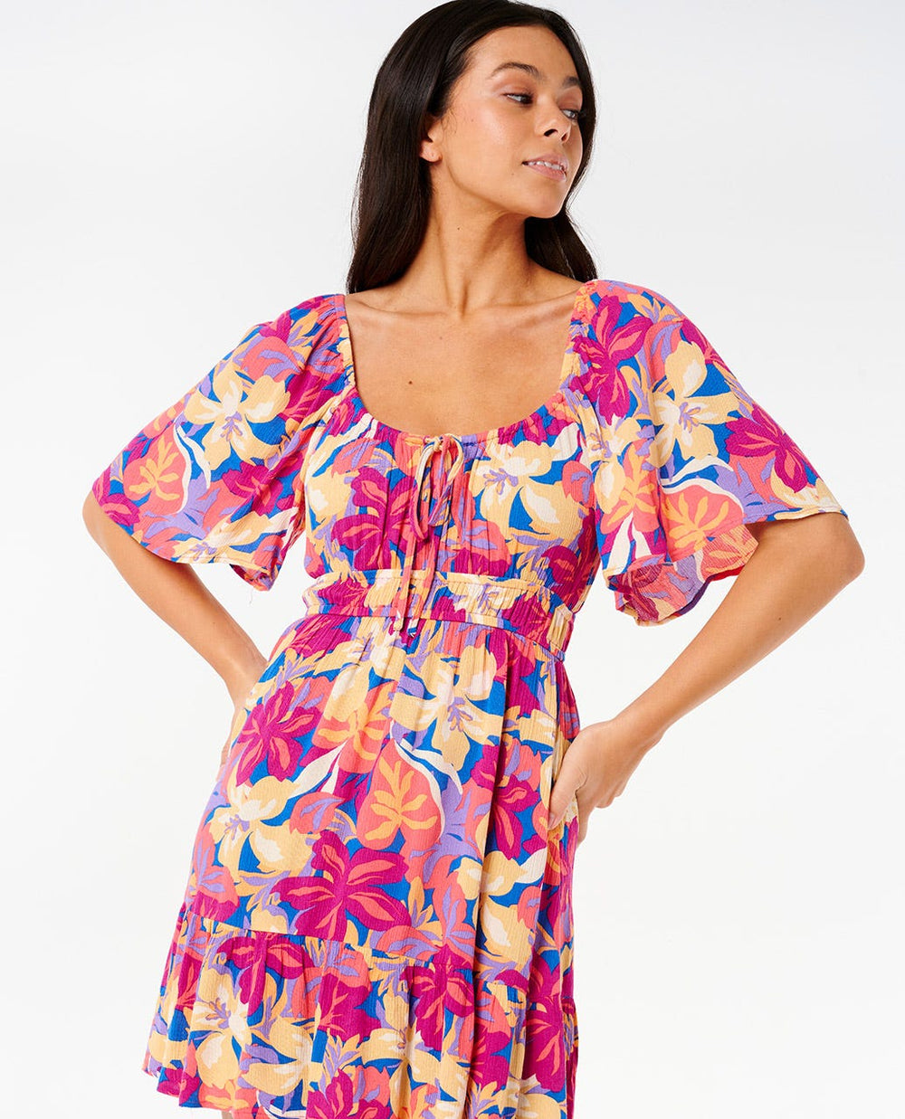 Es Vedra Mini Short Sleeve Dress