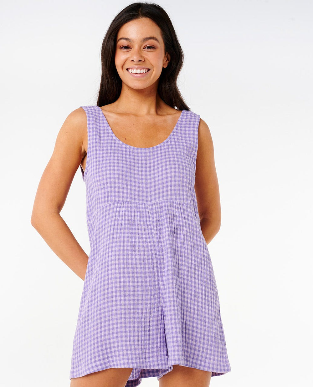 Premium Surf Check Romper
