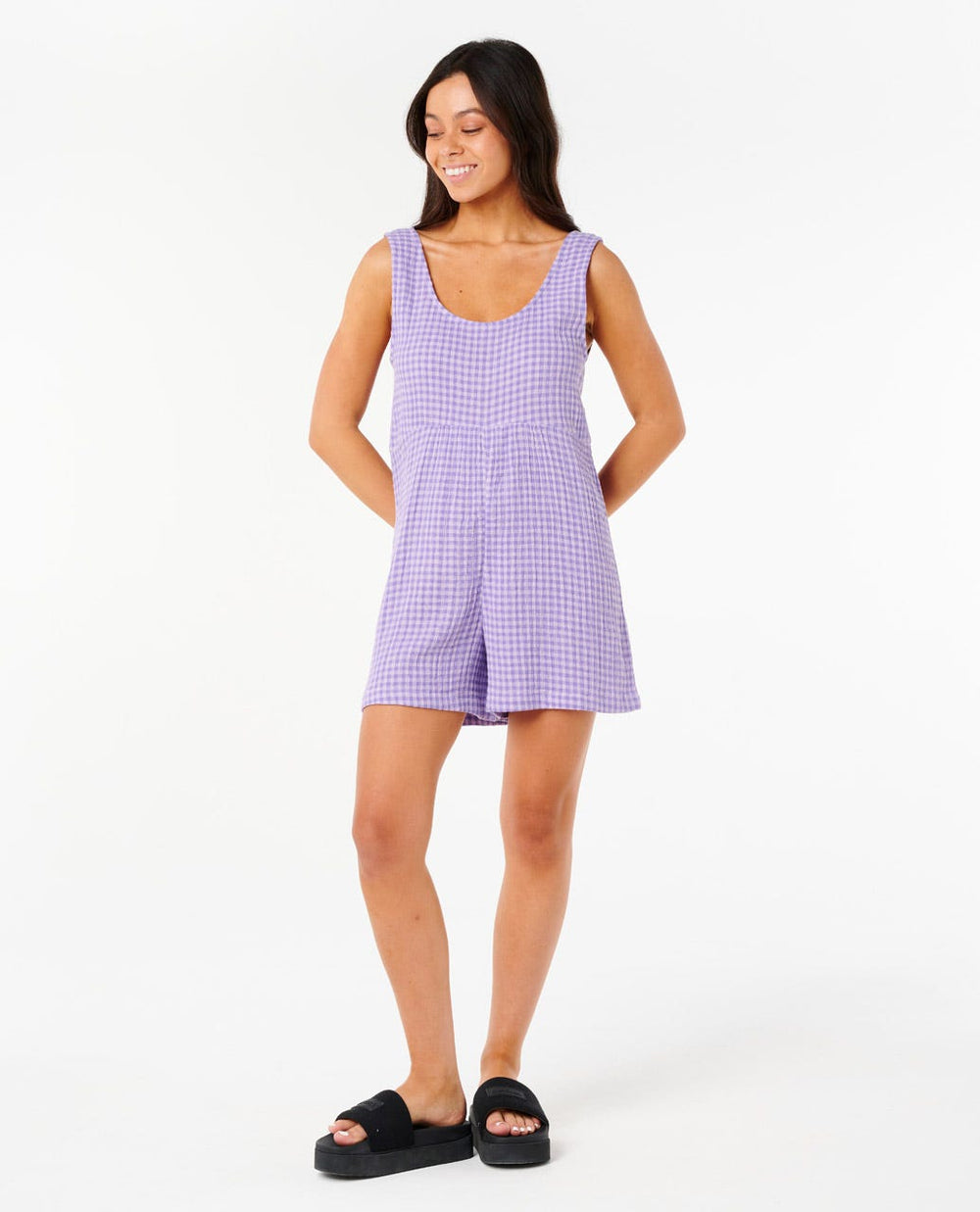 Premium Surf Check Romper