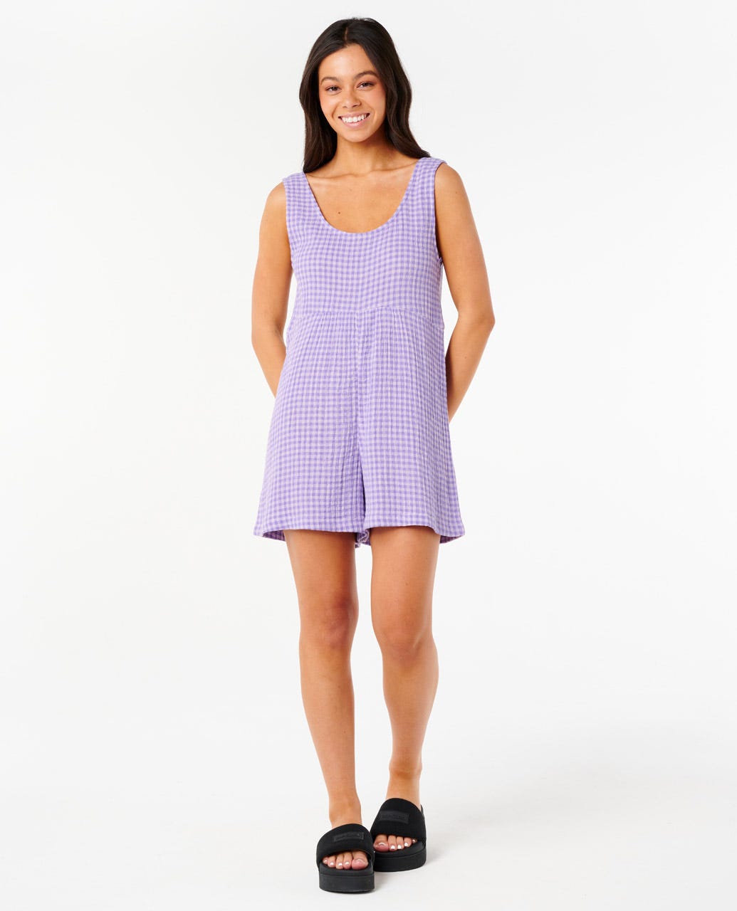Premium Surf Check Romper