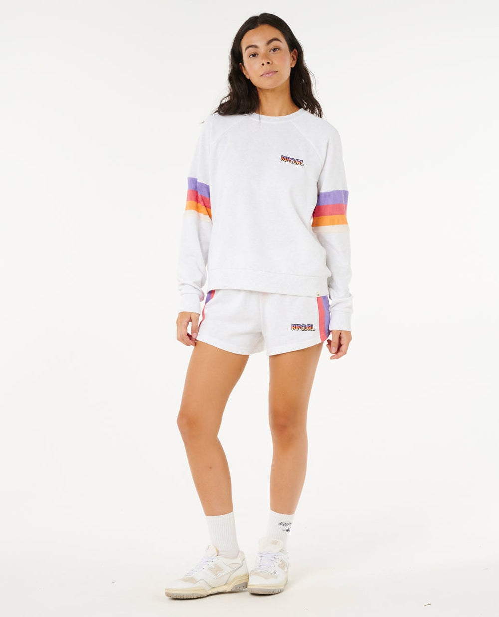 Las Dalias Raglan Crew