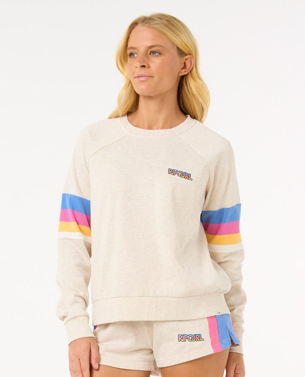 Las Dalias Raglan Crew