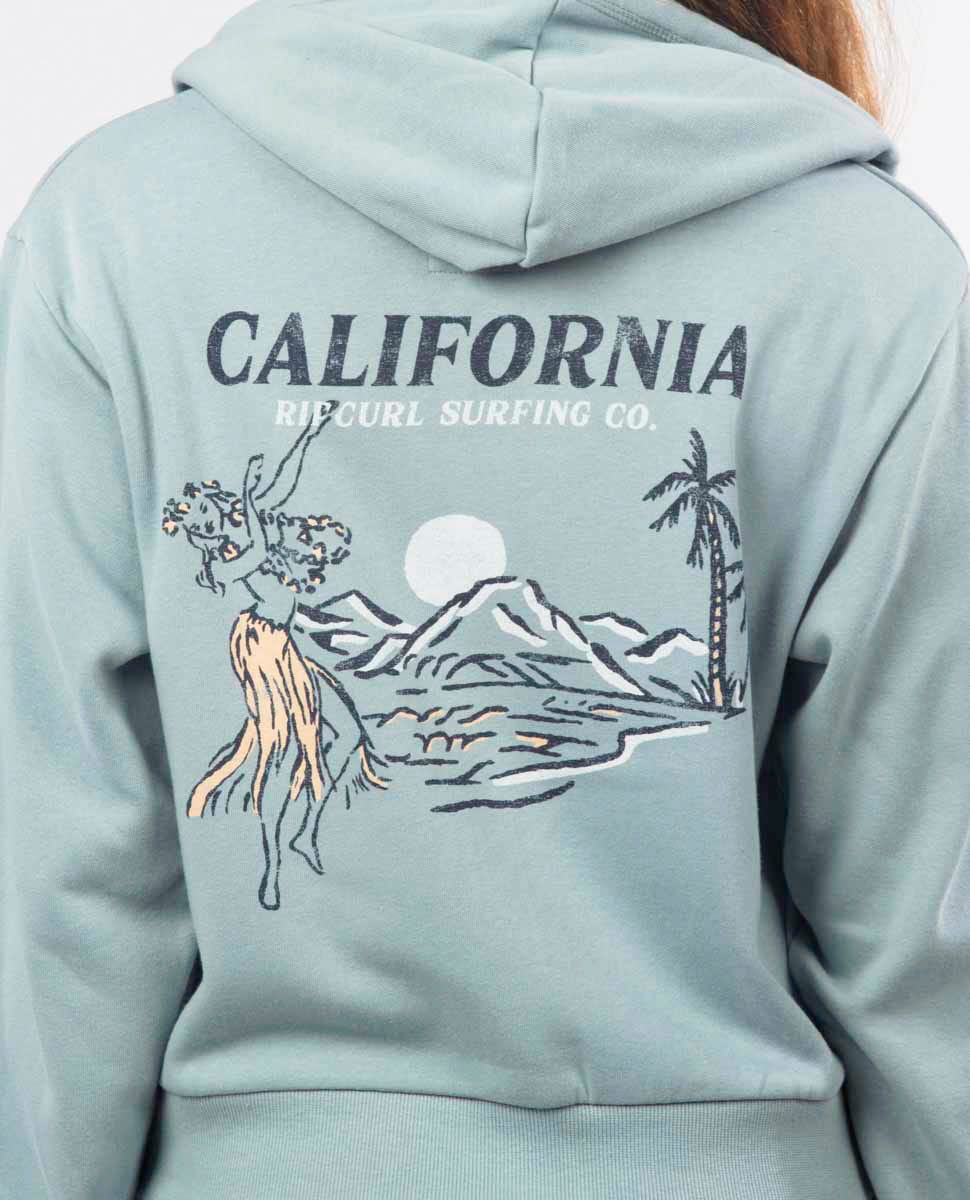Diamond Bay Desto Zip Through Fleece Hood