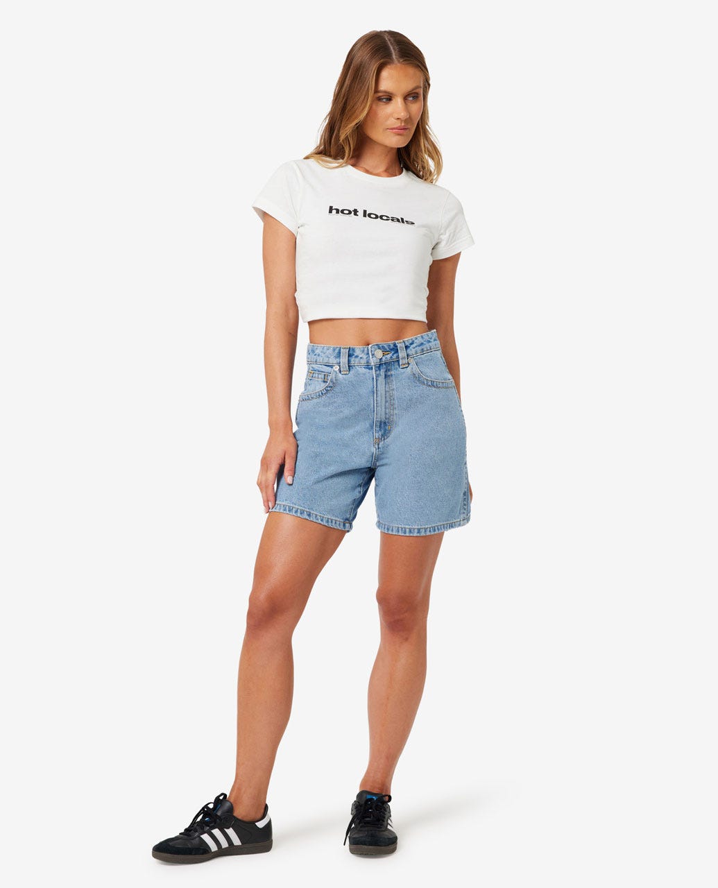Rip Curl X Abrand Carrie Denim Short Ariane