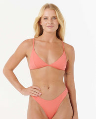 Premium Surf Banded Fixed Triangle Bikini Top