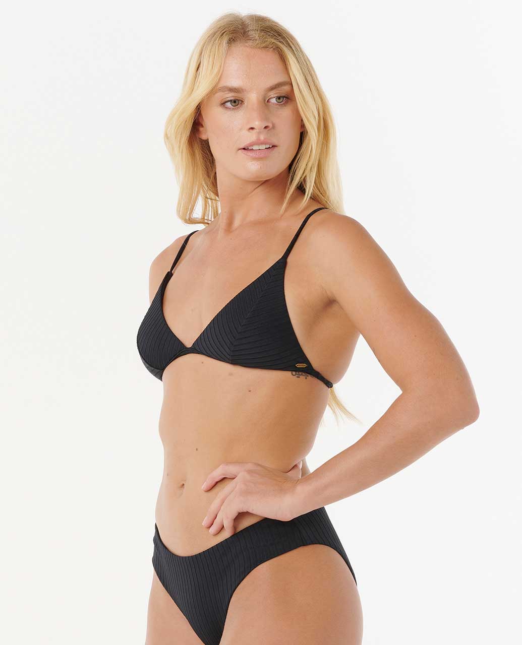Premium Surf Banded Fixed Triangle Bikini Top