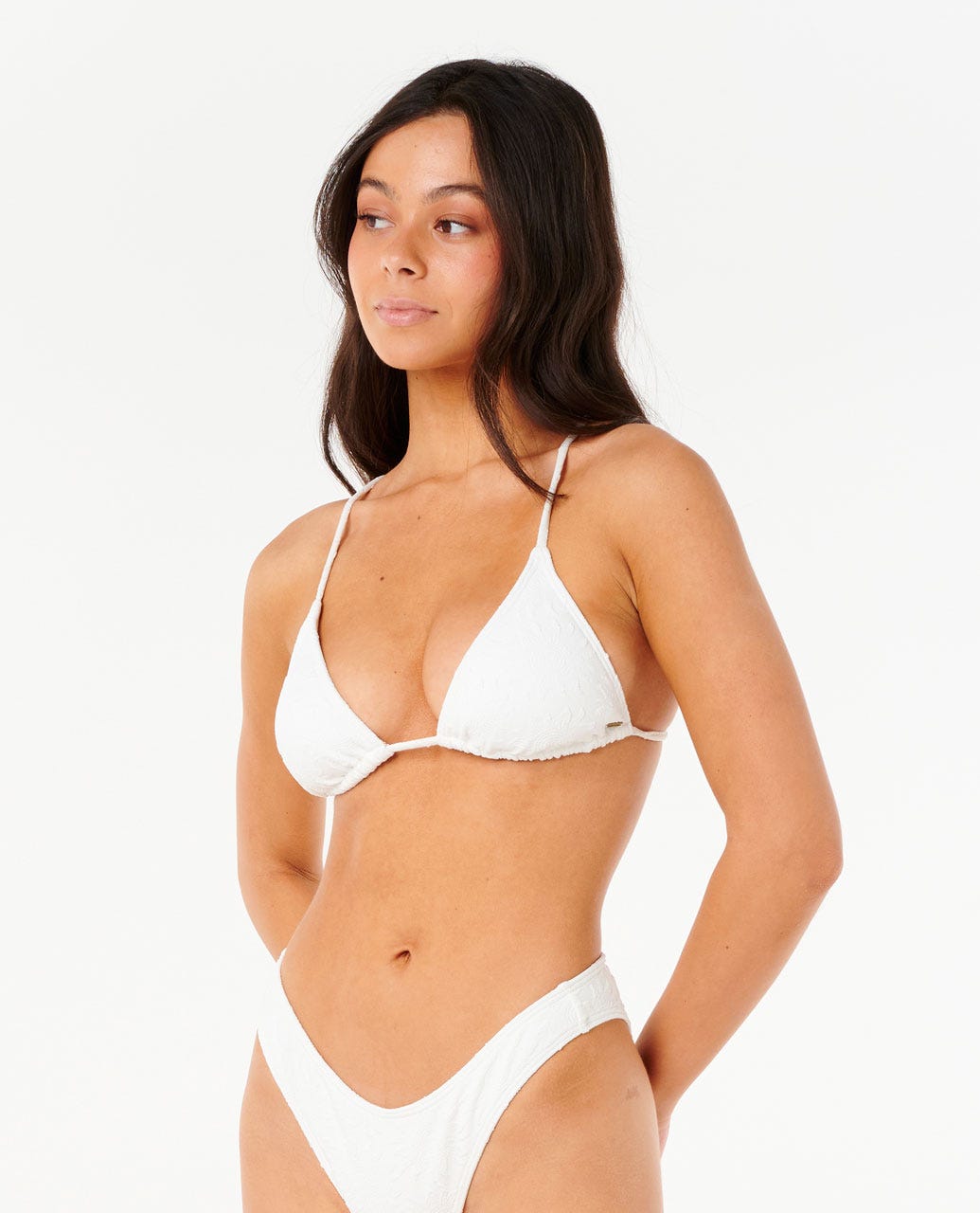 Dusk Textured Triangle Bikini Top