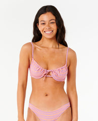 Isles Plaid D-DD Balconette Bikini Top
