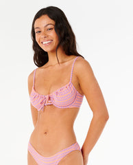 Isles Plaid D-DD Balconette Bikini Top