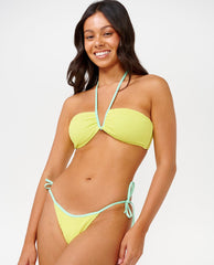 Sunny Side Tie Side Cheeky Coverage Bikini Bottom