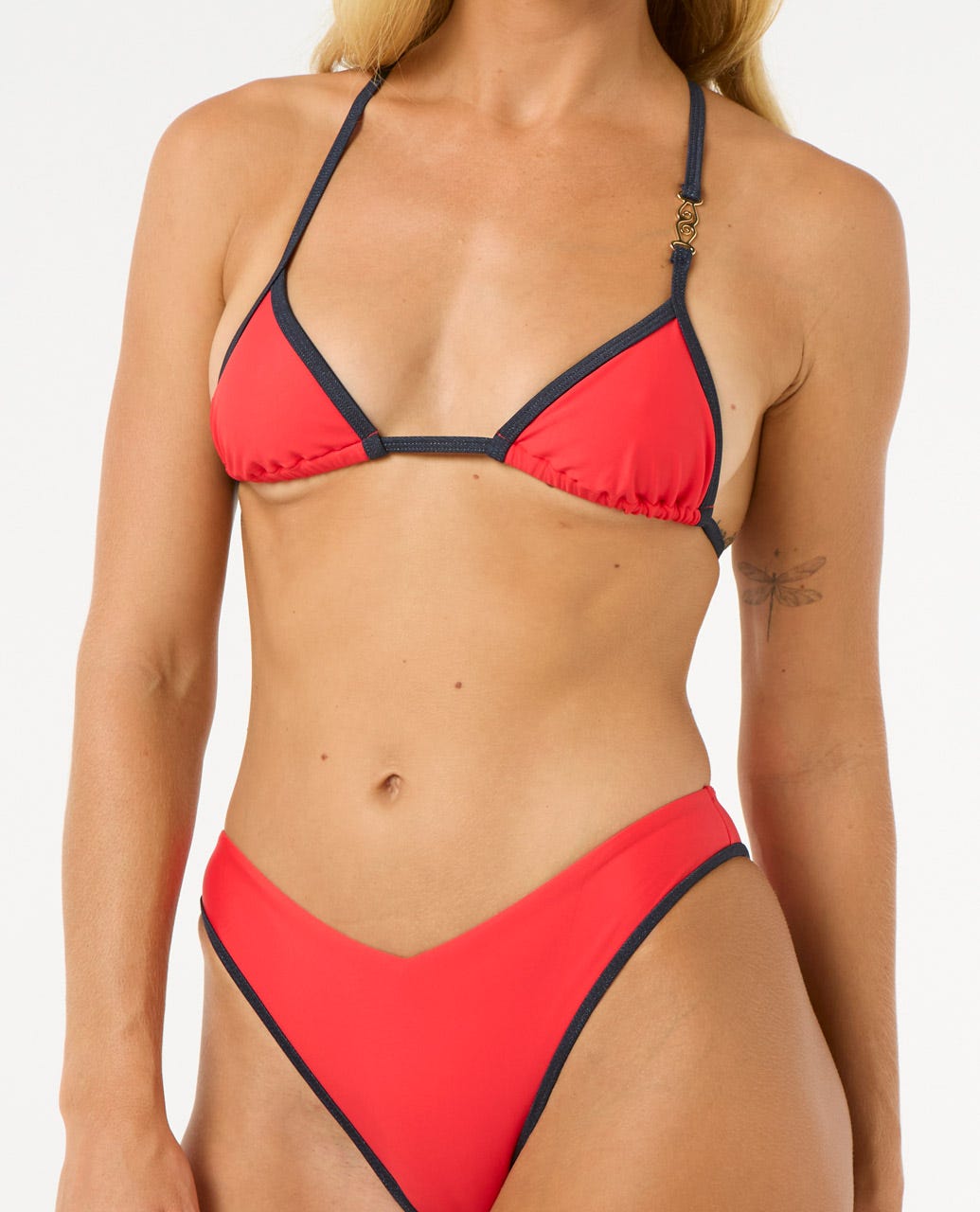 Pequenino 80's Hi Leg Skimpy Coverage Bikini Bottom