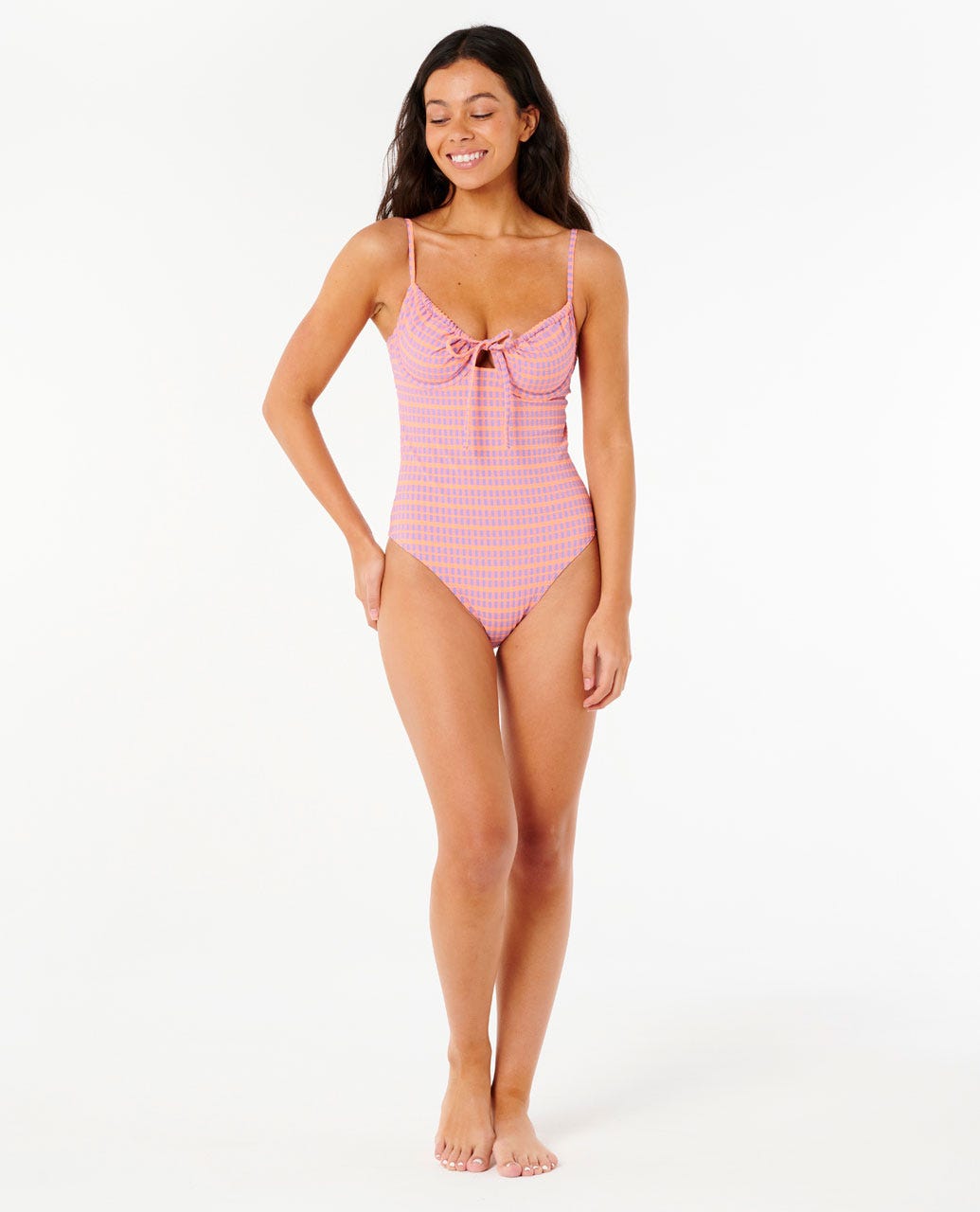 Isles Plaid Good Coverage One Piece