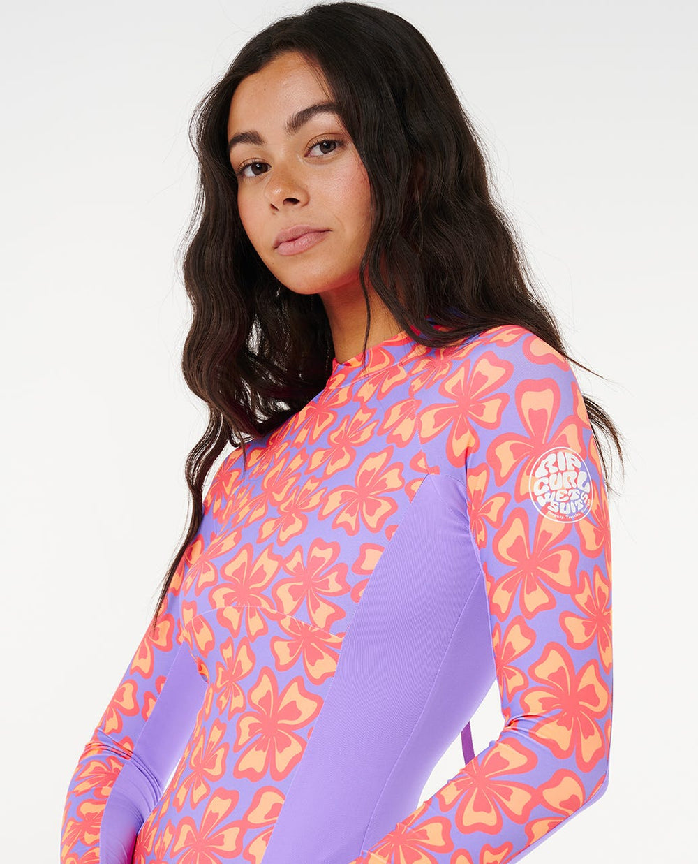 Neon Isles Long Sleeve UPF Surfsuit