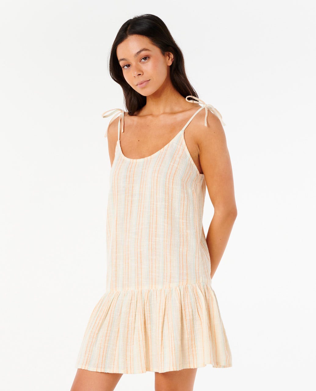 Classic Surf Stripe Cover Up