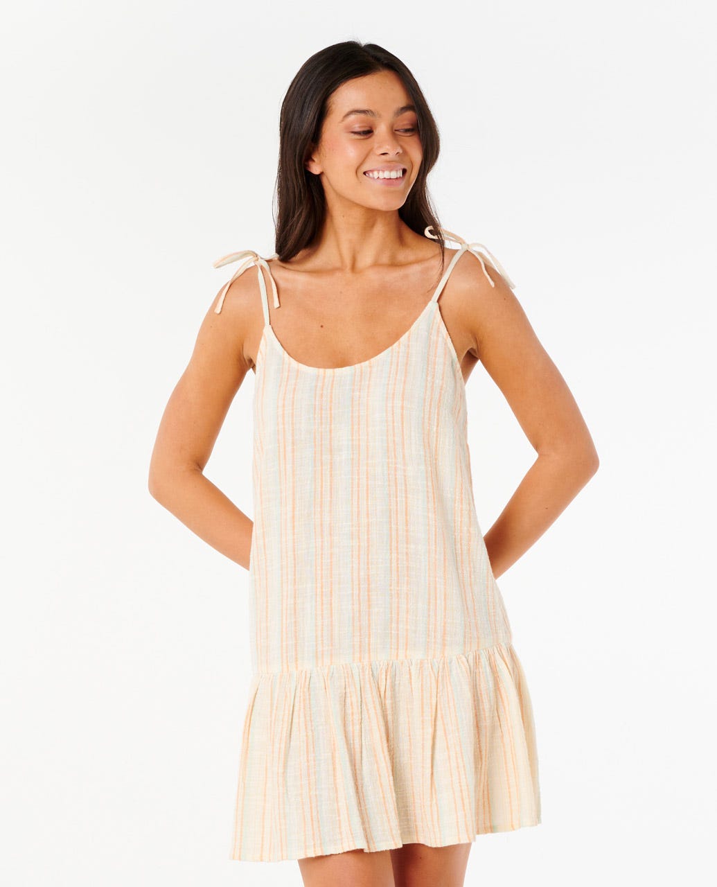 Classic Surf Stripe Cover Up