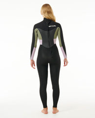 Womens Omega 3/2 Back Zip Wetsuit
