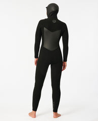 Women's Flashbomb 5/4 Hooded Chest Zip Fullsuit Wetsuit
