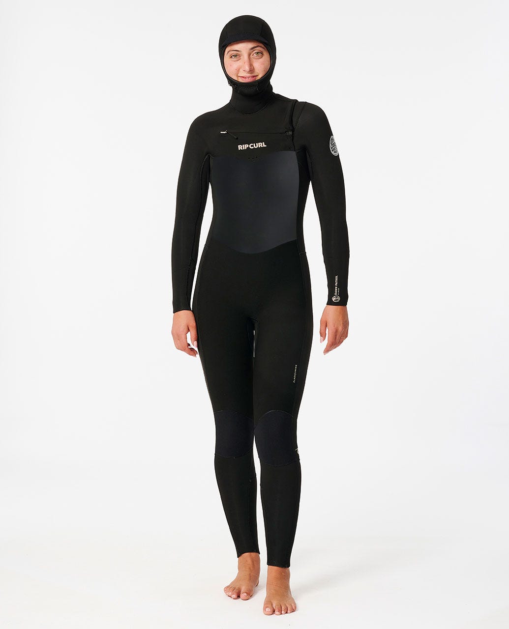 Women's Dawn Patrol 5/4 Hooded Chest Zip Fullsuit Wetsuit