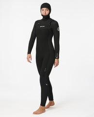 Women's Dawn Patrol 5/4 Hooded Chest Zip Fullsuit Wetsuit