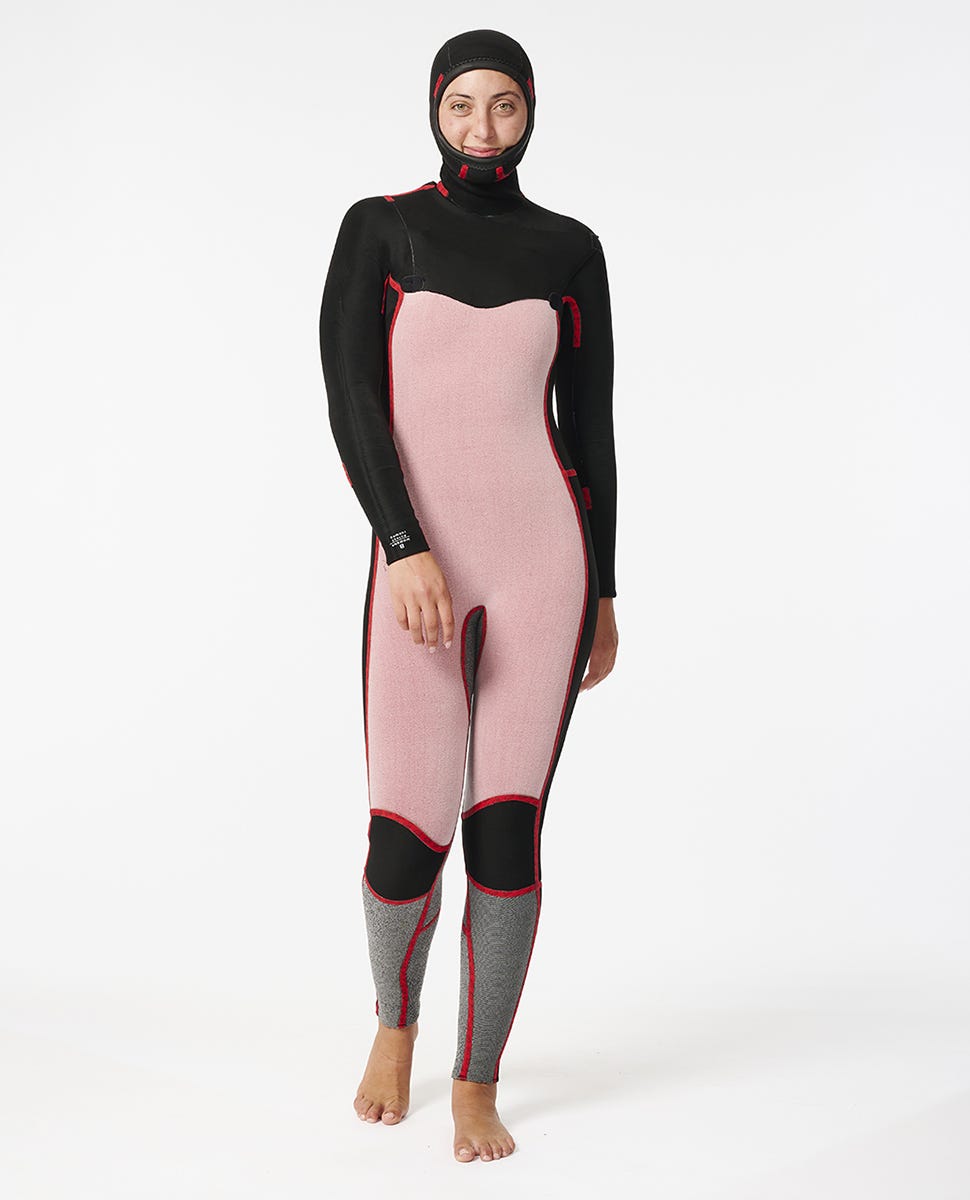 Women's Dawn Patrol 5/4 Hooded Chest Zip Fullsuit Wetsuit