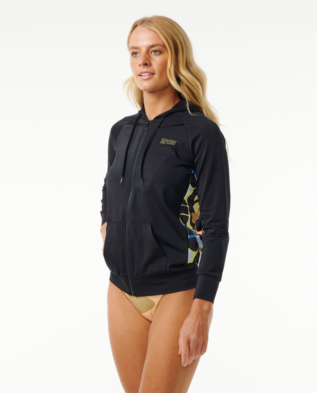 High Tide UV Zip Through Long Sleeve Rash Vest