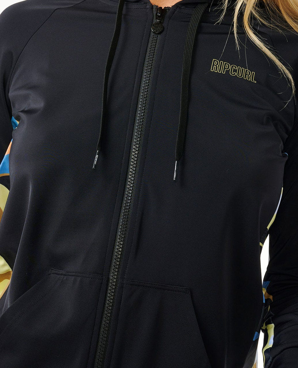High Tide UV Zip Through Long Sleeve Rash Vest