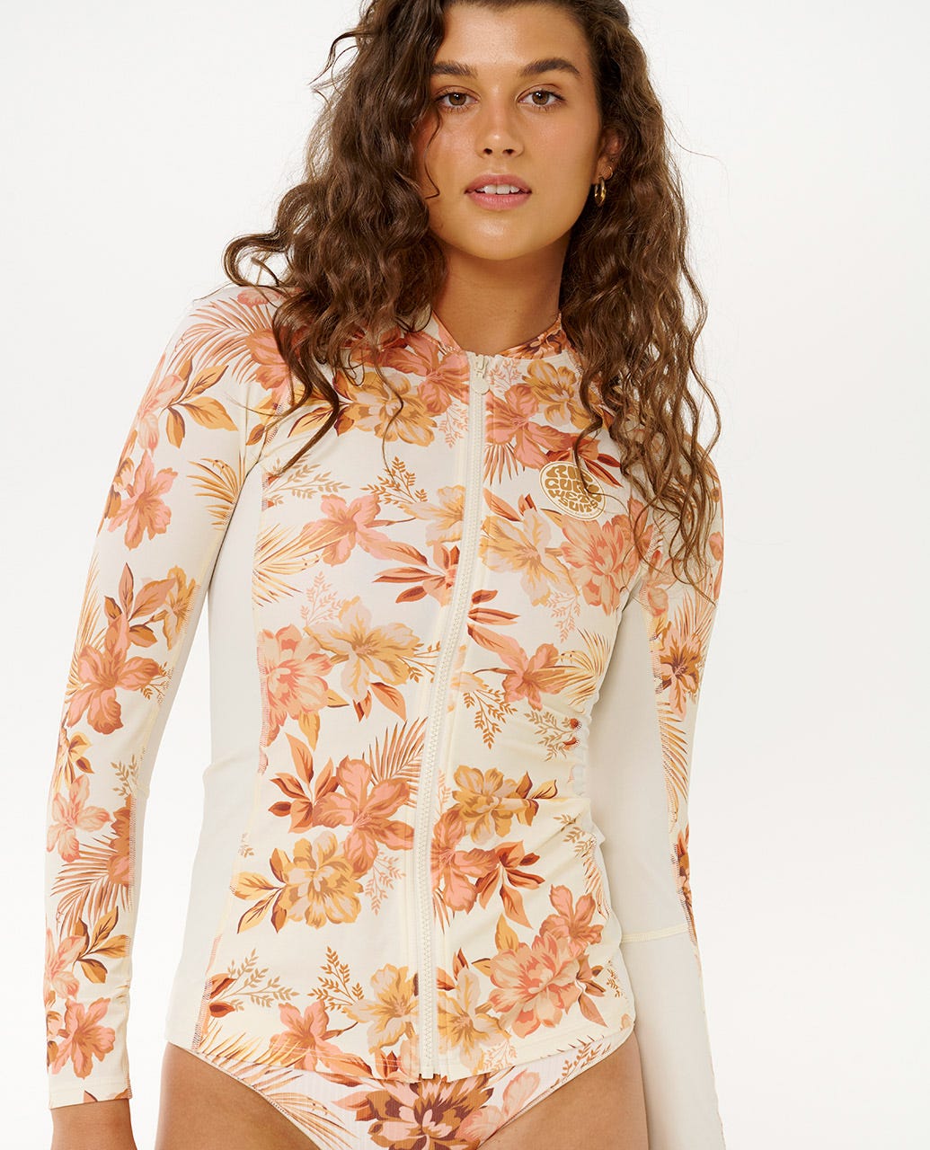 Desert Dreams Long Sleeve Zip Through Rash Guard
