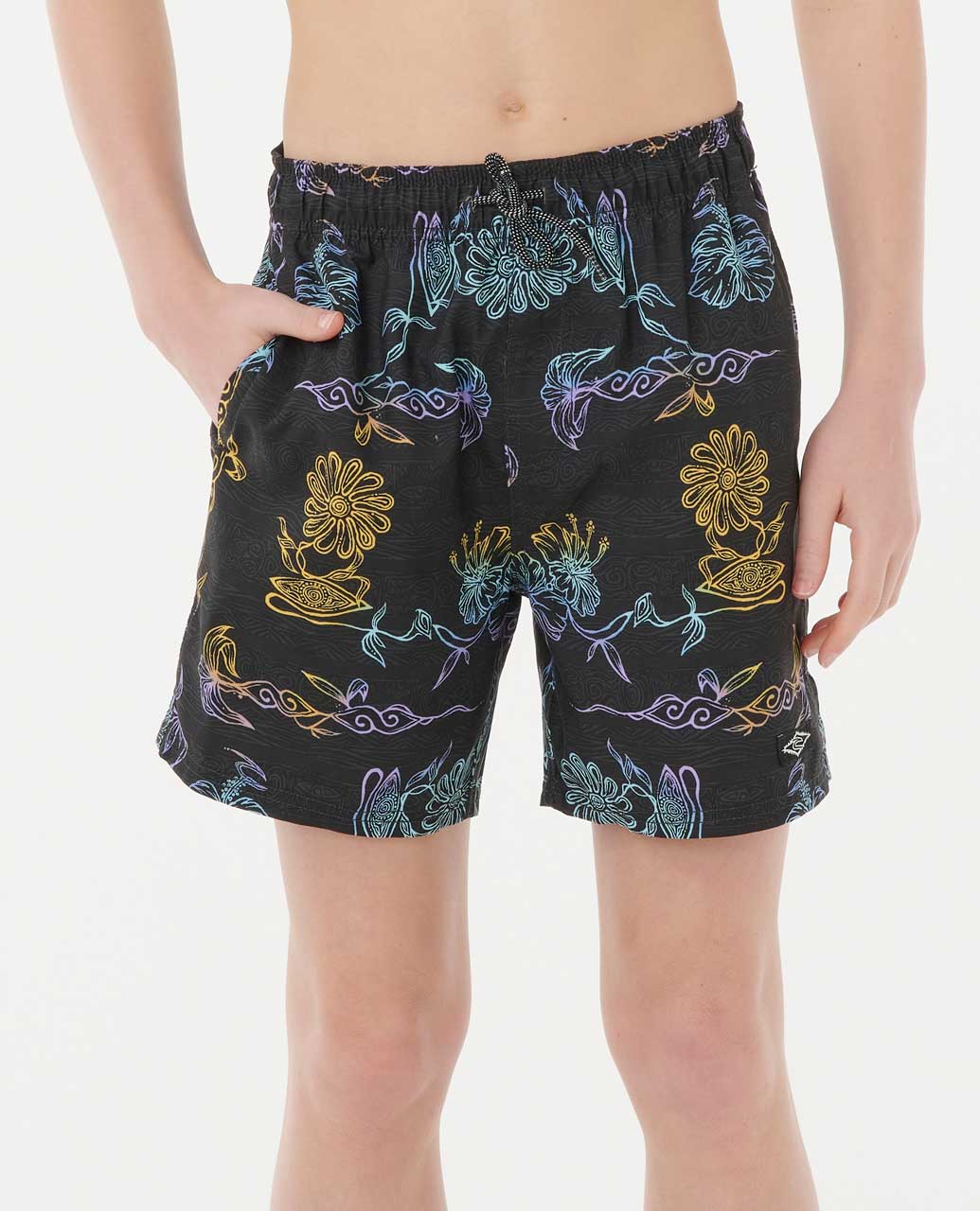 Tropic Daze Floral Volley - Boys (8-16 years)