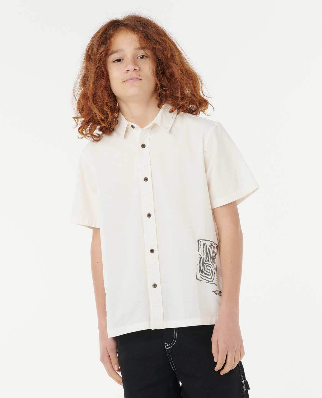 Tropic Embroider Shirt - Boys (8-16 years)