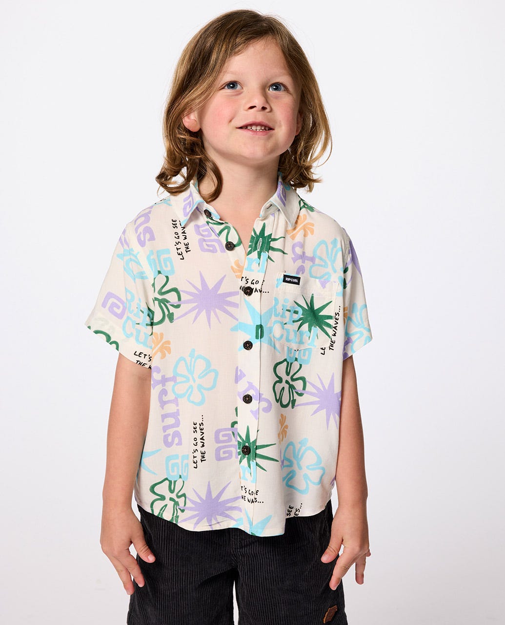 Wave Dayz Short Sleeve Shirt - Boy(1-8 years)