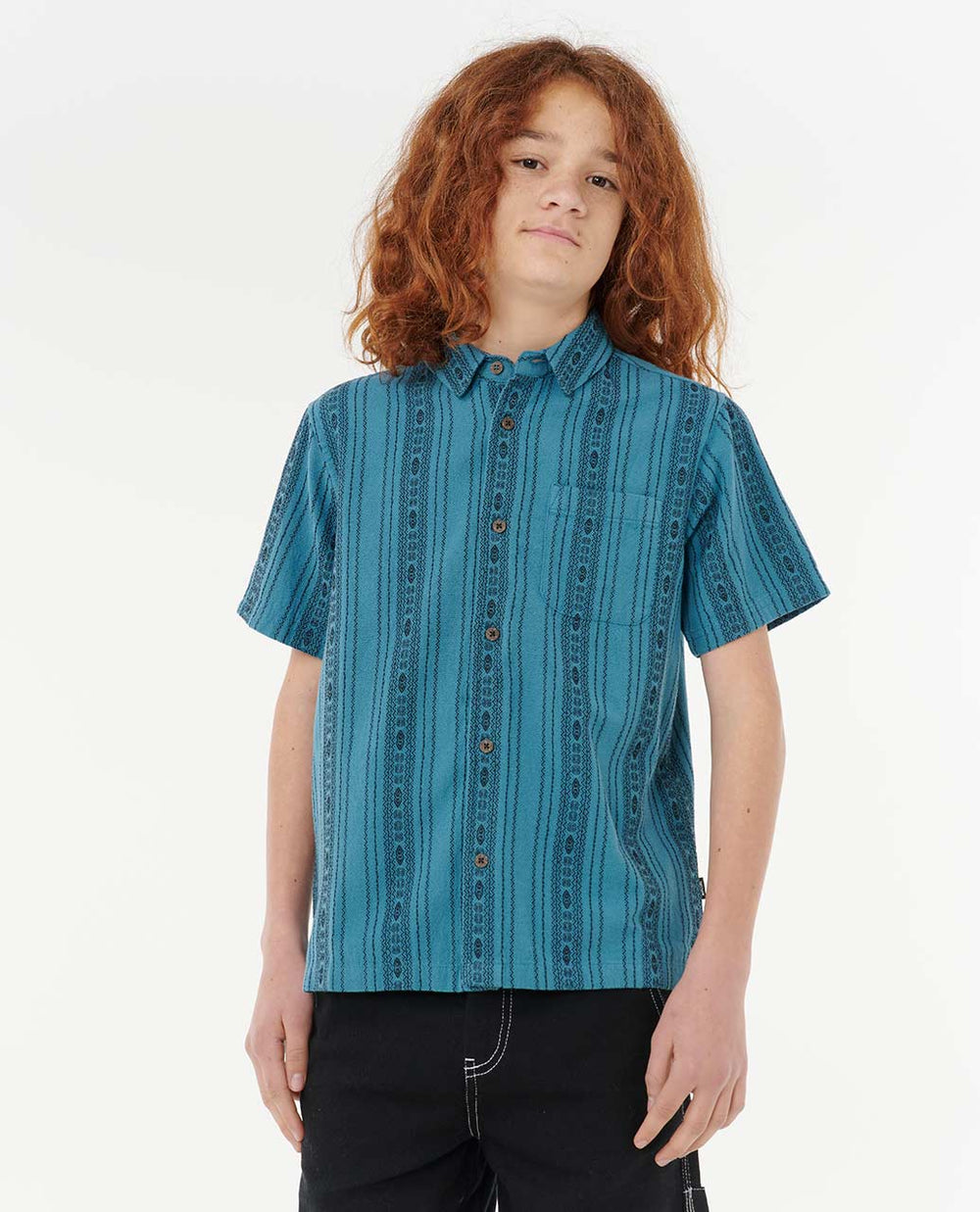 Raw Energy Stripe Short Sleeve Shirt - Boys (8-16 years)