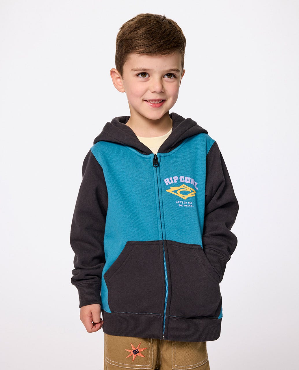 Wave Dayz Zip Through Fleece - Boys (1-8 years)