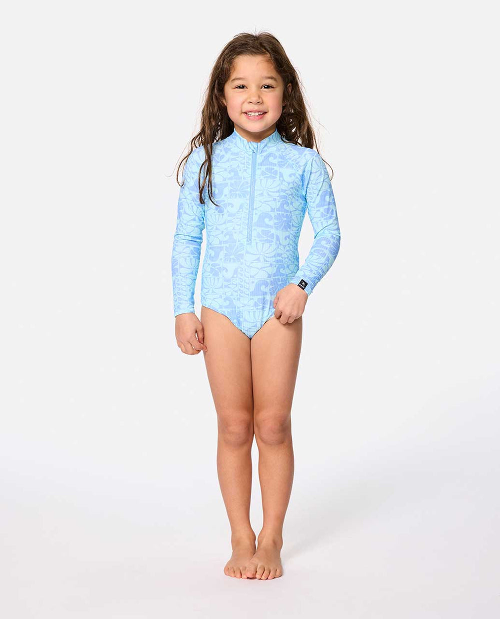 Artist Of The Search Oceanic Long Sleeve Surf Suit Swimsuit - Girls (1-8 years)
