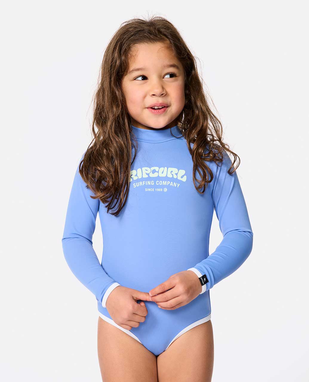 Surf Puff Long Sleeve Surf Suit Swimsuit - Girls (1-8 years)