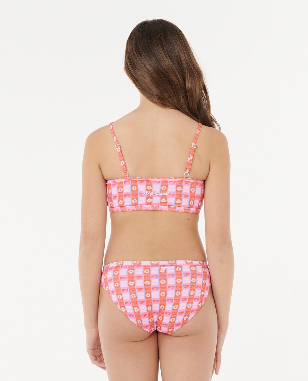 Sunset Check Rib Bikini - Girls (8-14 years)