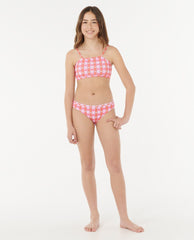 Sunset Check Rib Bikini - Girls (8-14 years)