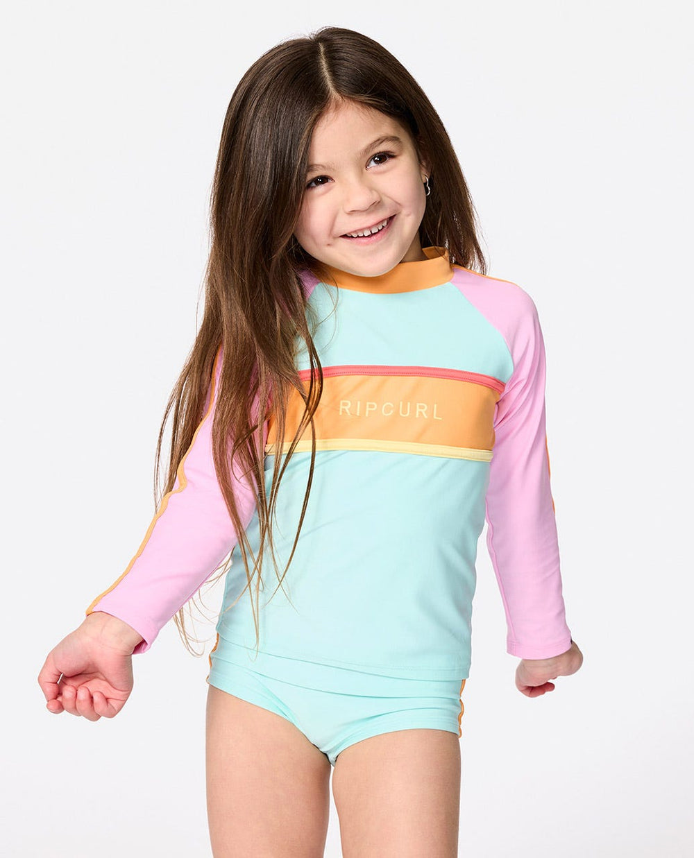 Surf Revival Long Sleeve Swimsuit Set - Girls (1-8 years)