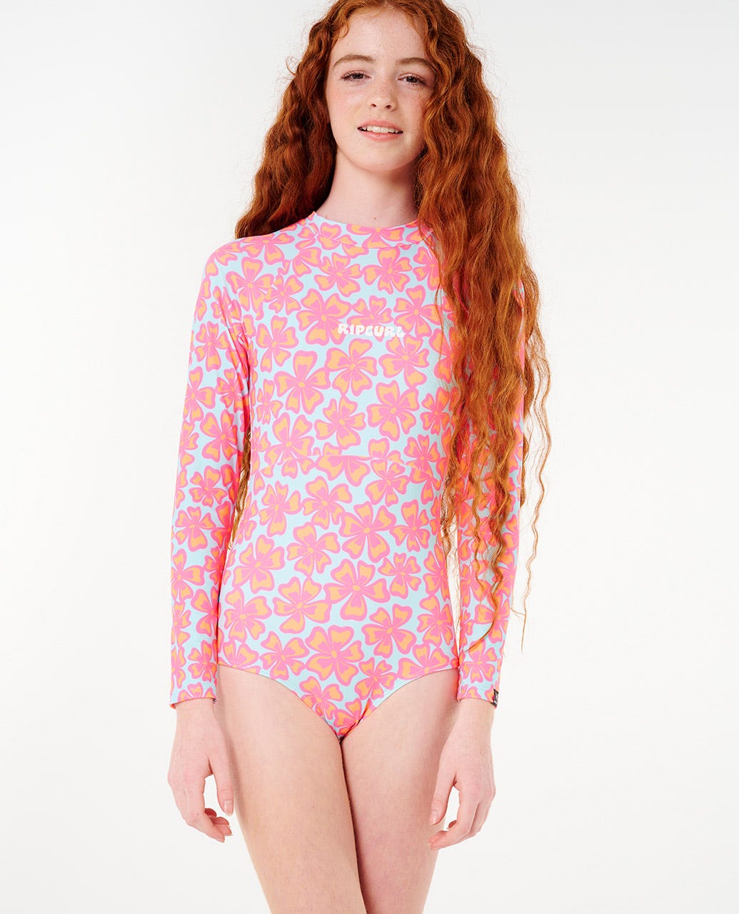 Neon Isles Long Sleeve Surfsuit - Girl (8-16 years)