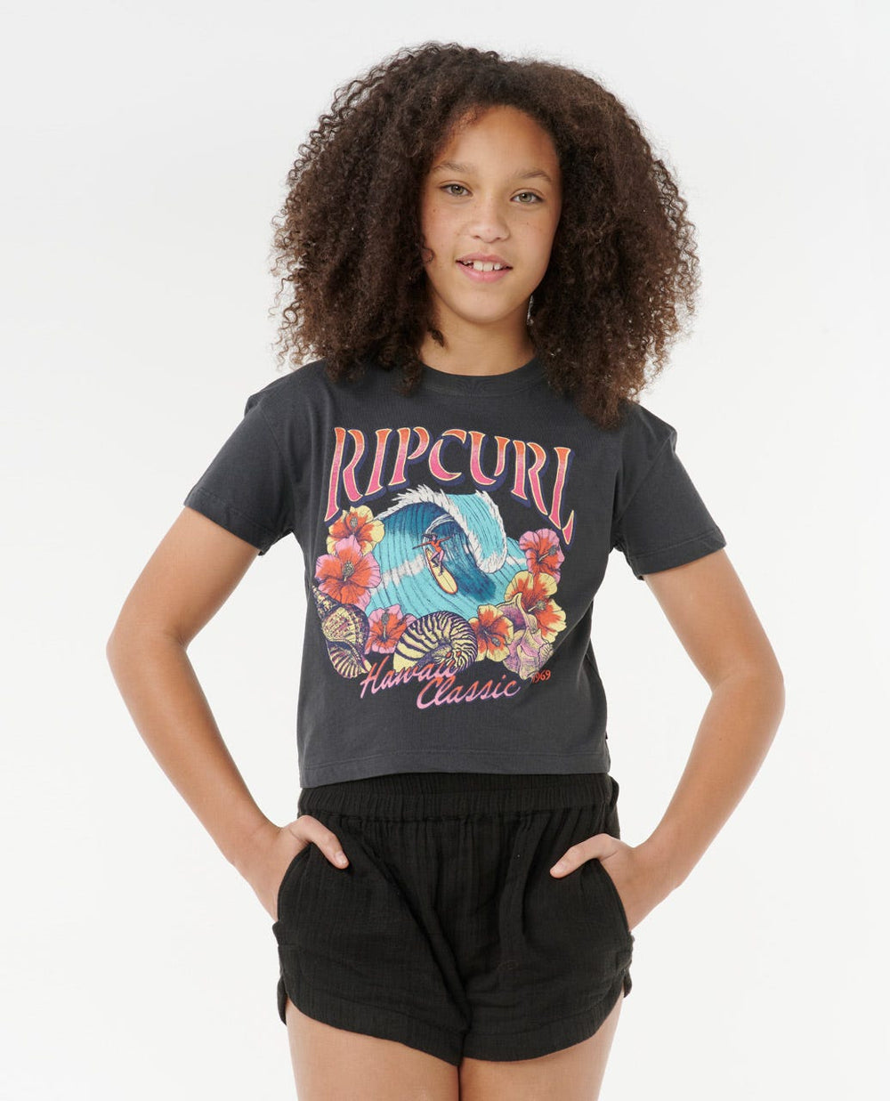 Hawaii Classic Crop Tee - Girls (8-16 years)