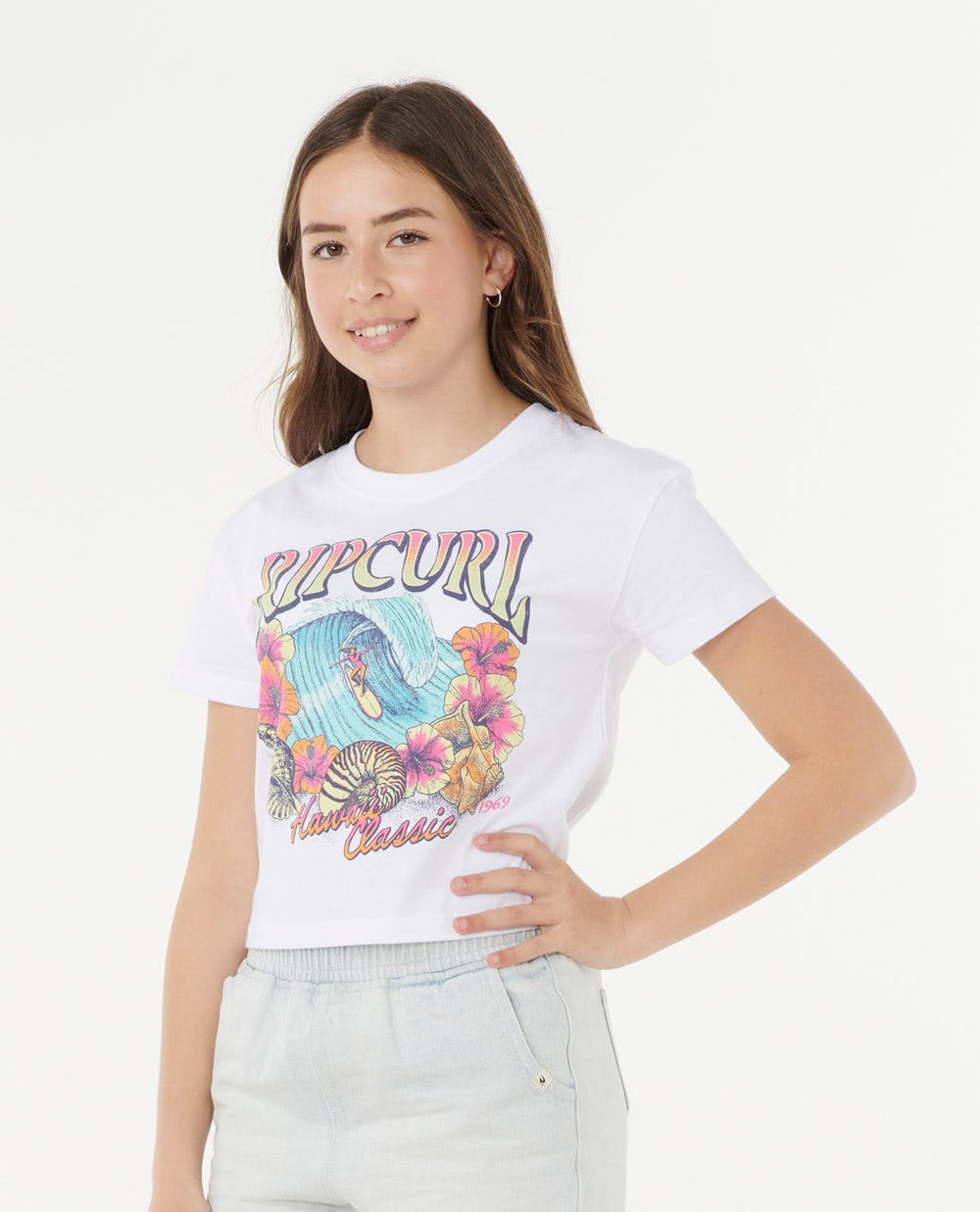 Hawaii Classic Crop Tee - Girls (8-16 years)