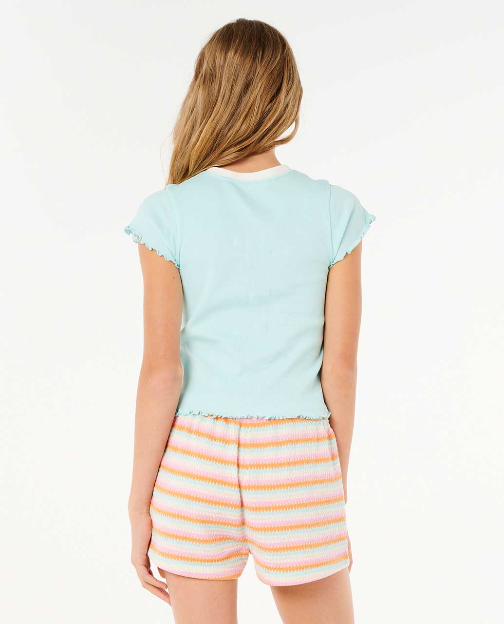 Neon Isles Rib Tee - Girl (8-14 years)